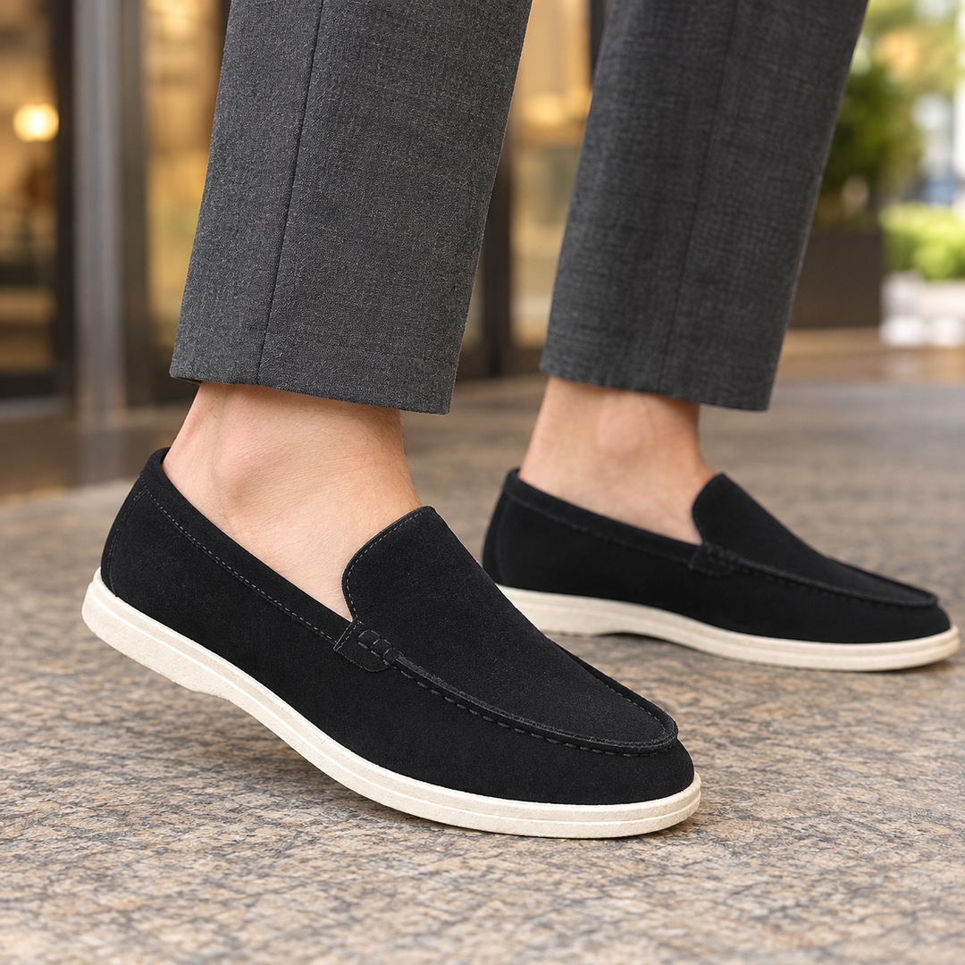 Leopold™ | Men's Apron Toe Slip-On Loafers