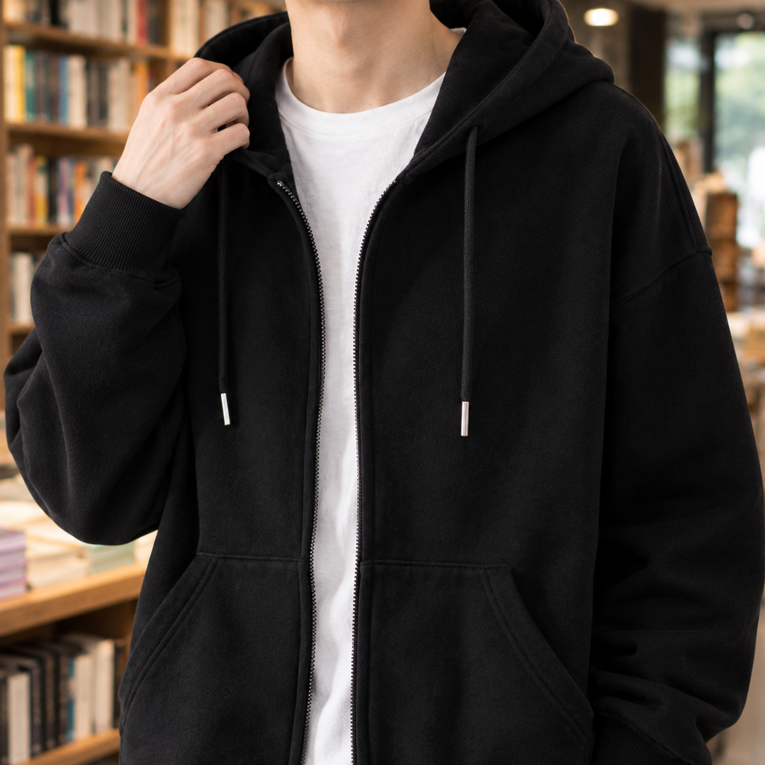 Rufus™ | Men's Relaxed Full Zip Hoodie