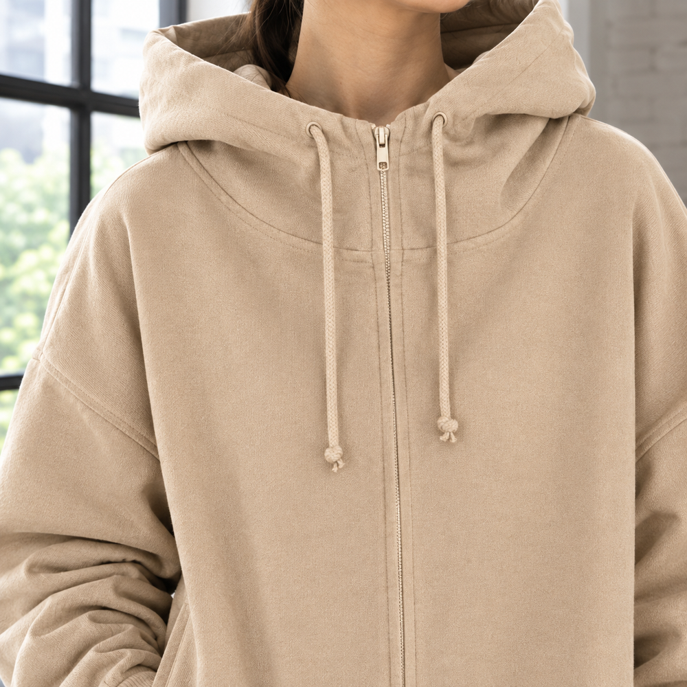 Sybil™ | Women's Oversized Full Zip Longline Hoodie