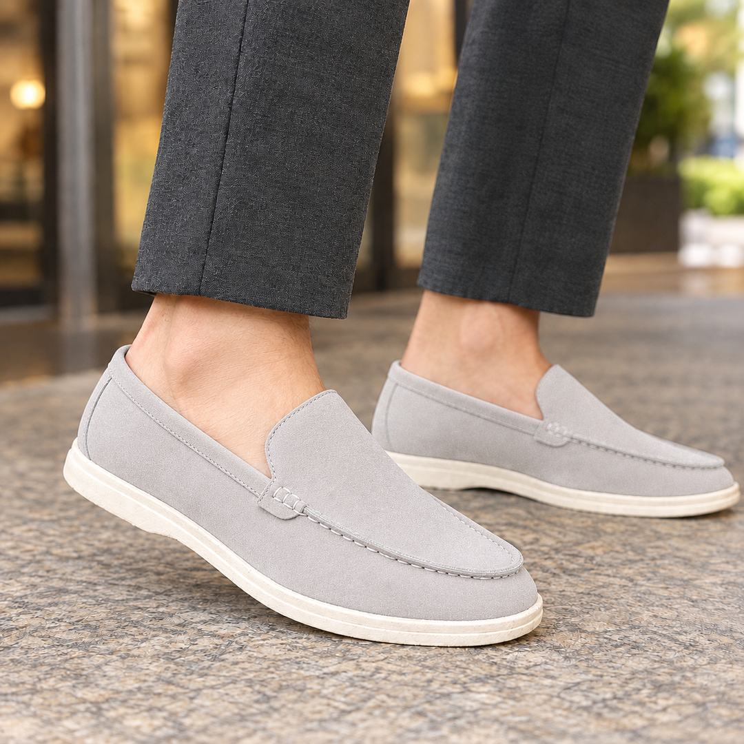 Leopold™ | Men's Apron Toe Slip-On Loafers