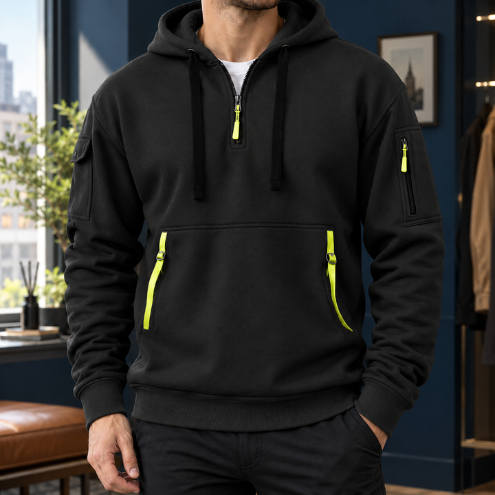 Crispin™ | Men's Half Zip Utility Hoodie