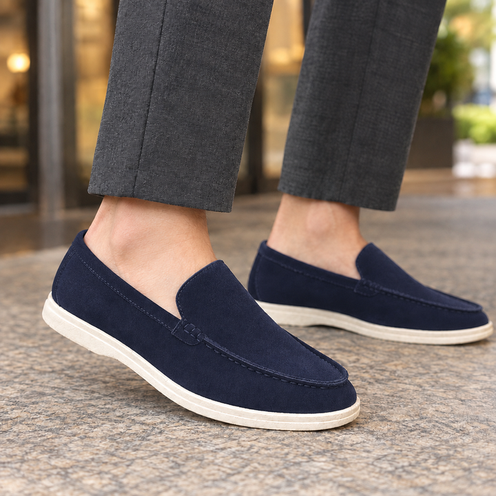 Leopold™ | Men's Apron Toe Slip-On Loafers