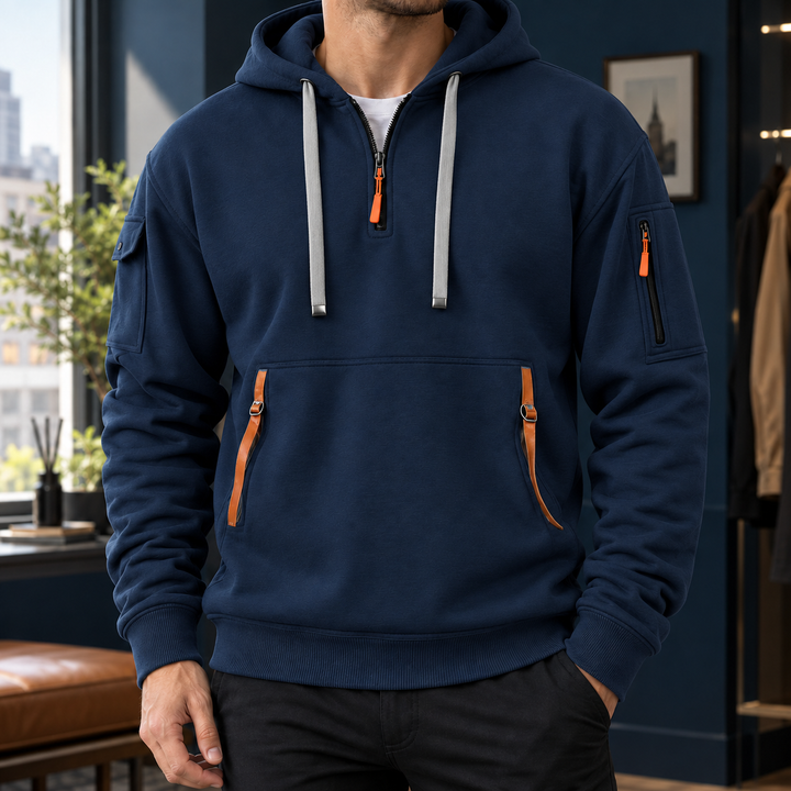 Crispin™ | Men's Half Zip Utility Hoodie
