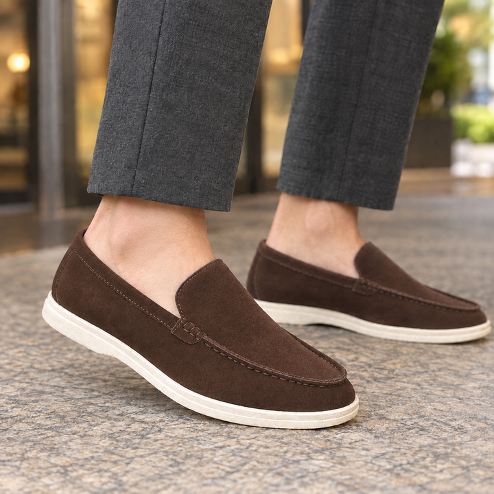 Leopold™ | Men's Apron Toe Slip-On Loafers