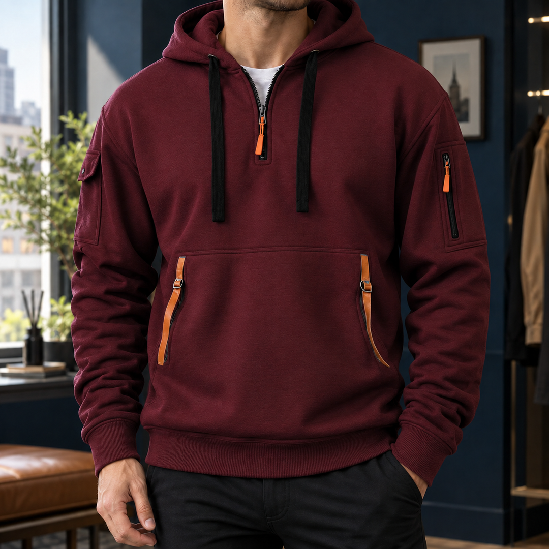 Crispin™ | Men's Half Zip Utility Hoodie