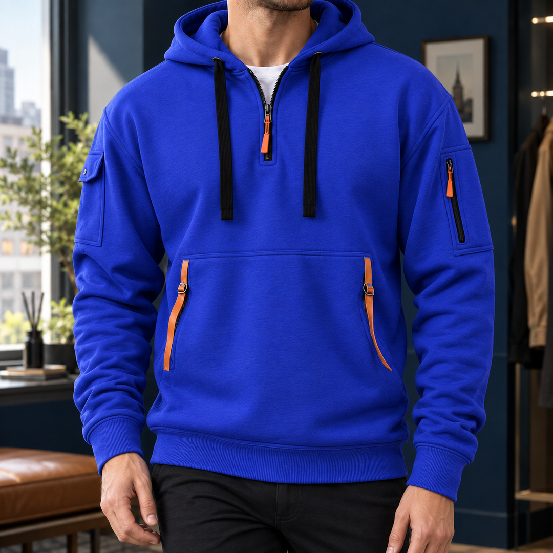 Crispin™ | Men's Half Zip Utility Hoodie