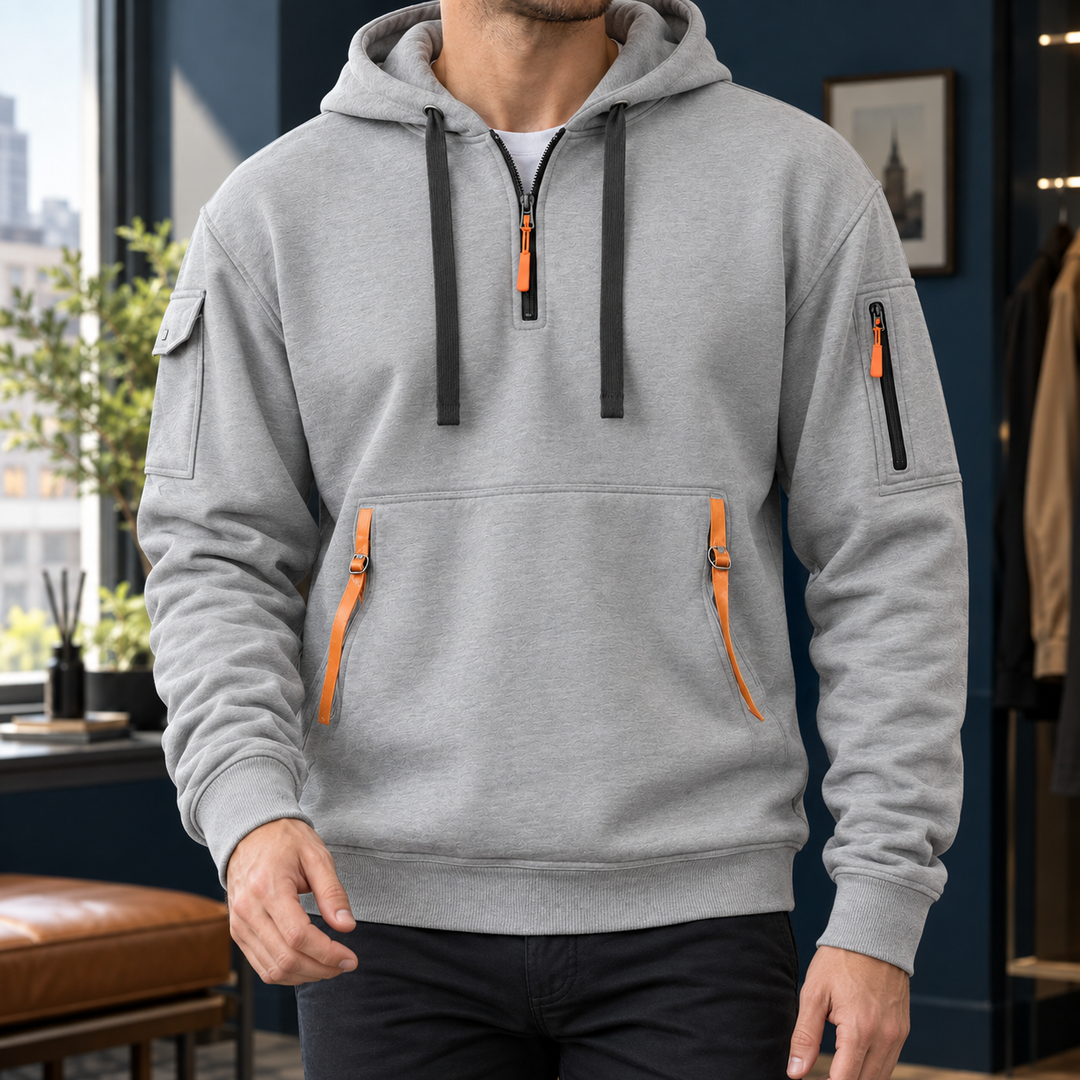 Crispin™ | Men's Half Zip Utility Hoodie