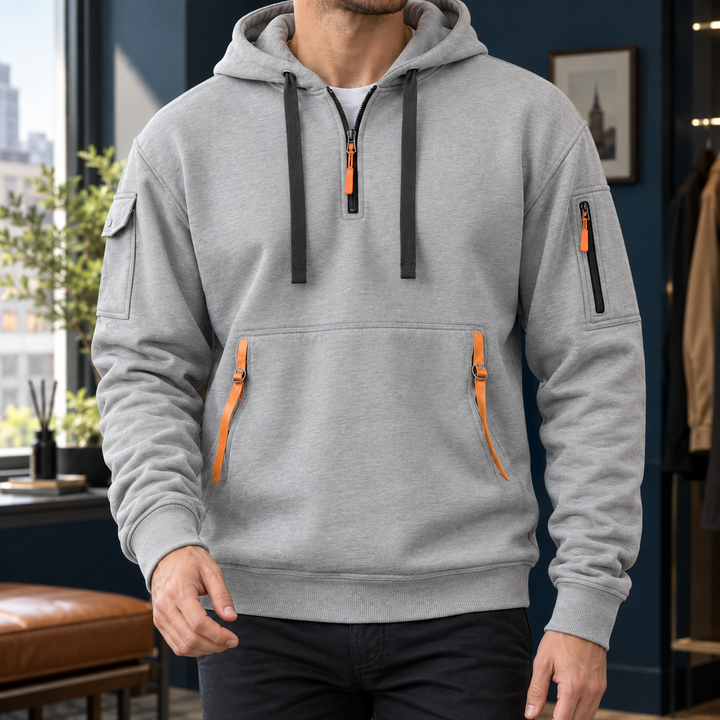Crispin™ | Men's Half Zip Utility Hoodie