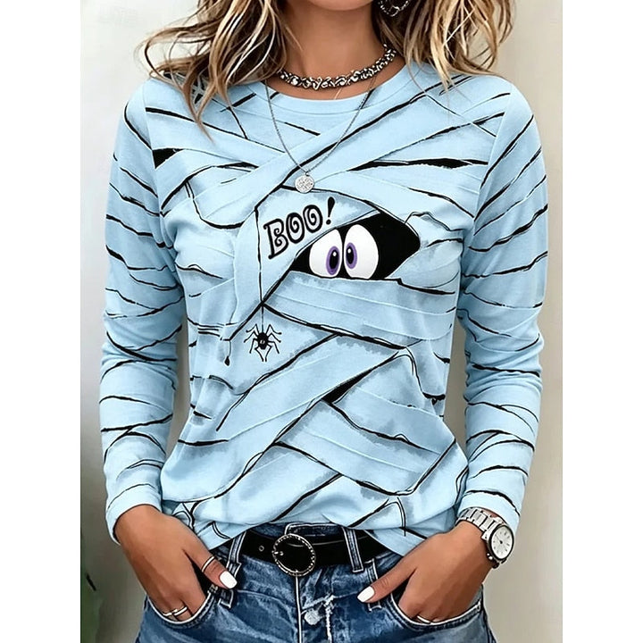 Wren™ | Women's Halloween Graphic Print Long Sleeve Top