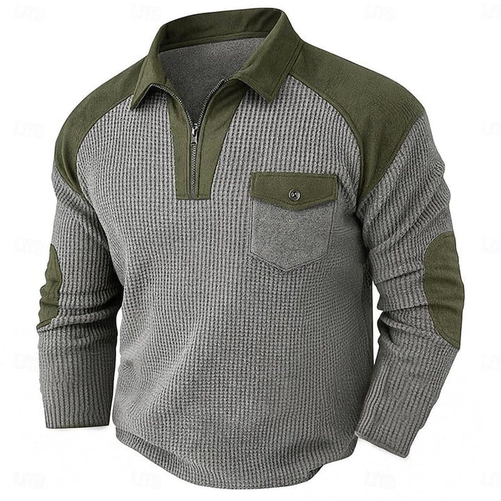 Archer™ | Men's Quarter-Zip Elbow-Patch Pullover Sweater