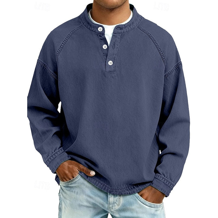 Channing™ | Men's Washed Raglan Henley Shirt
