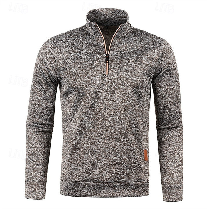 Percival™ | Men's Big and Tall Quarter Zip Pullover Sweater