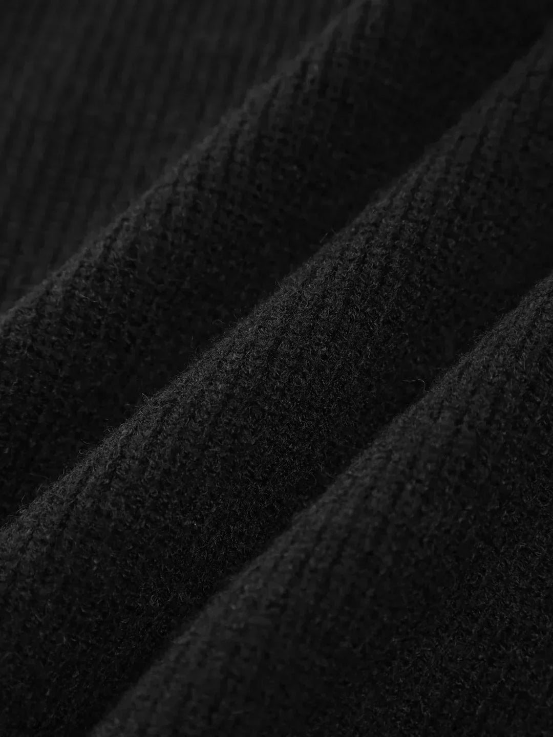 Editha™ | Women's Cropped Mock Neck Ribbed Sweater with Whipstitch