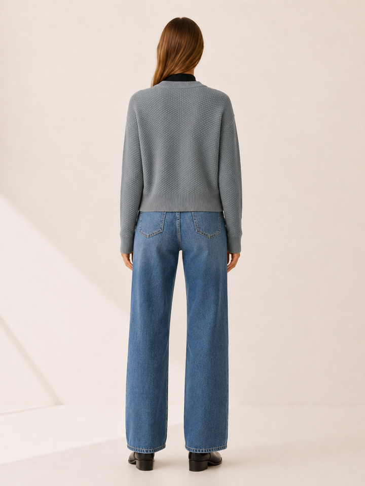 Lucinda™ | Textured Button-Front Cardigan
