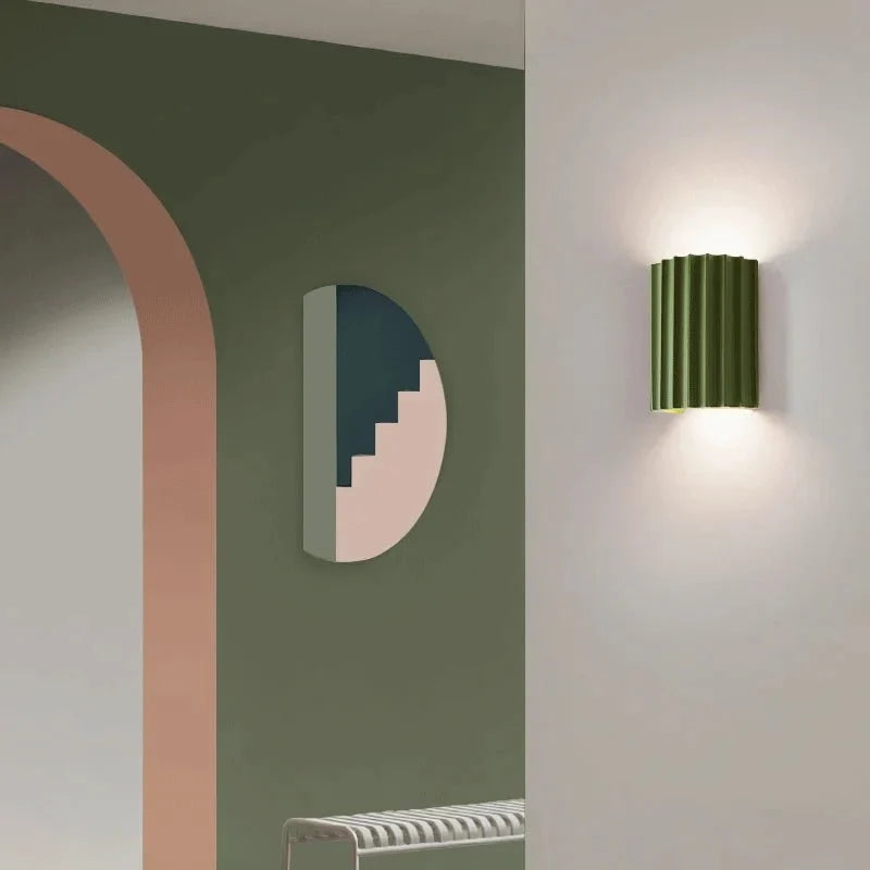 LED Wall Light in Black — view 2