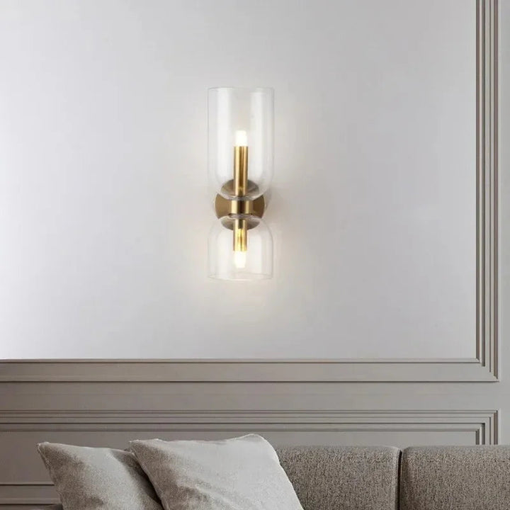 Modern Glass Wall Light — view 9