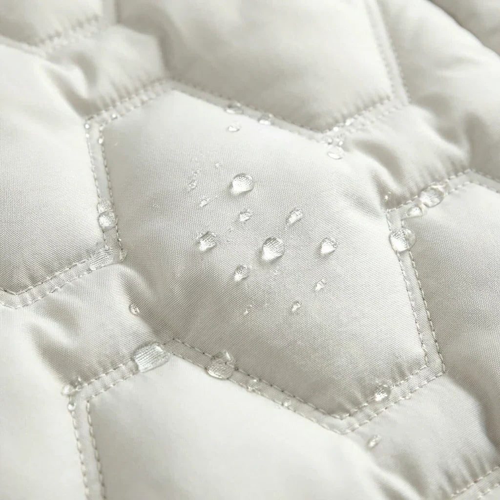 Delwyn™ | Women's Hooded Longline Quilted Puffer Coat