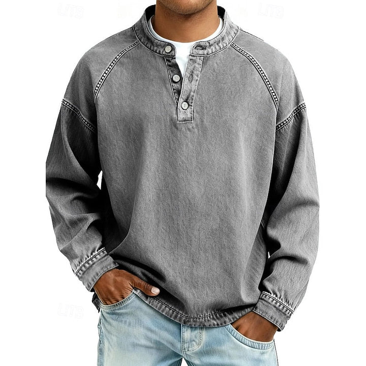 Channing™ | Men's Washed Raglan Henley Shirt