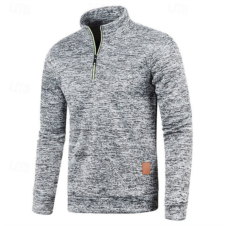 Percival™ | Men's Big and Tall Quarter Zip Pullover Sweater