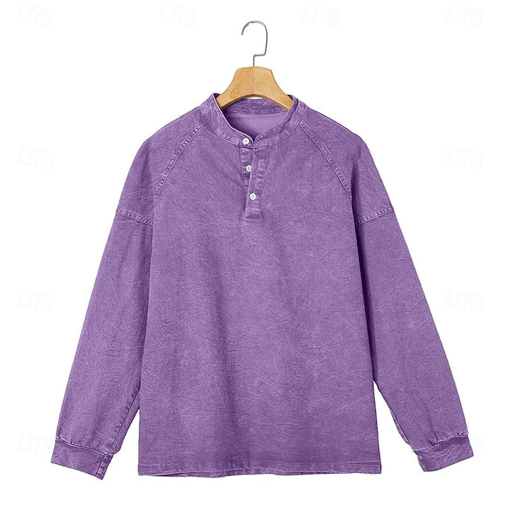 Channing™ | Men's Washed Raglan Henley Shirt