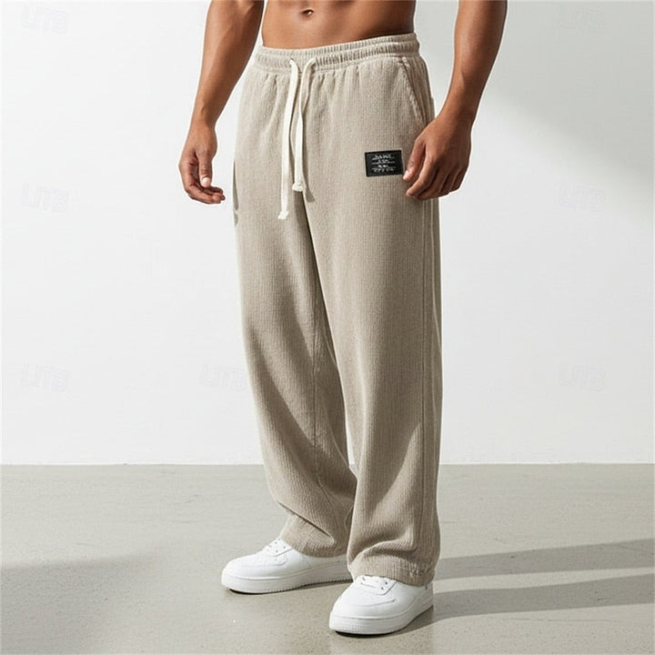 Alden™ | Men's Relaxed Straight Leg Pants with Drawstring Waist