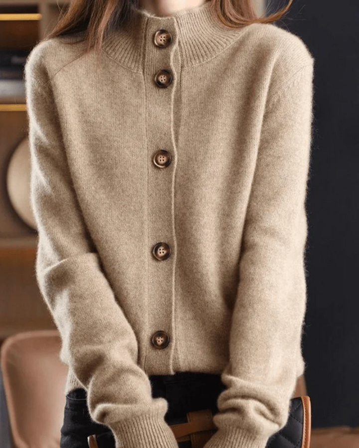 Dorothea™ | Women's Collared Button Down Knit Cardigan