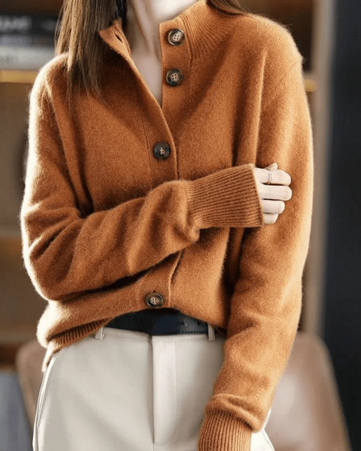 Dorothea™ | Women's Collared Button Down Knit Cardigan