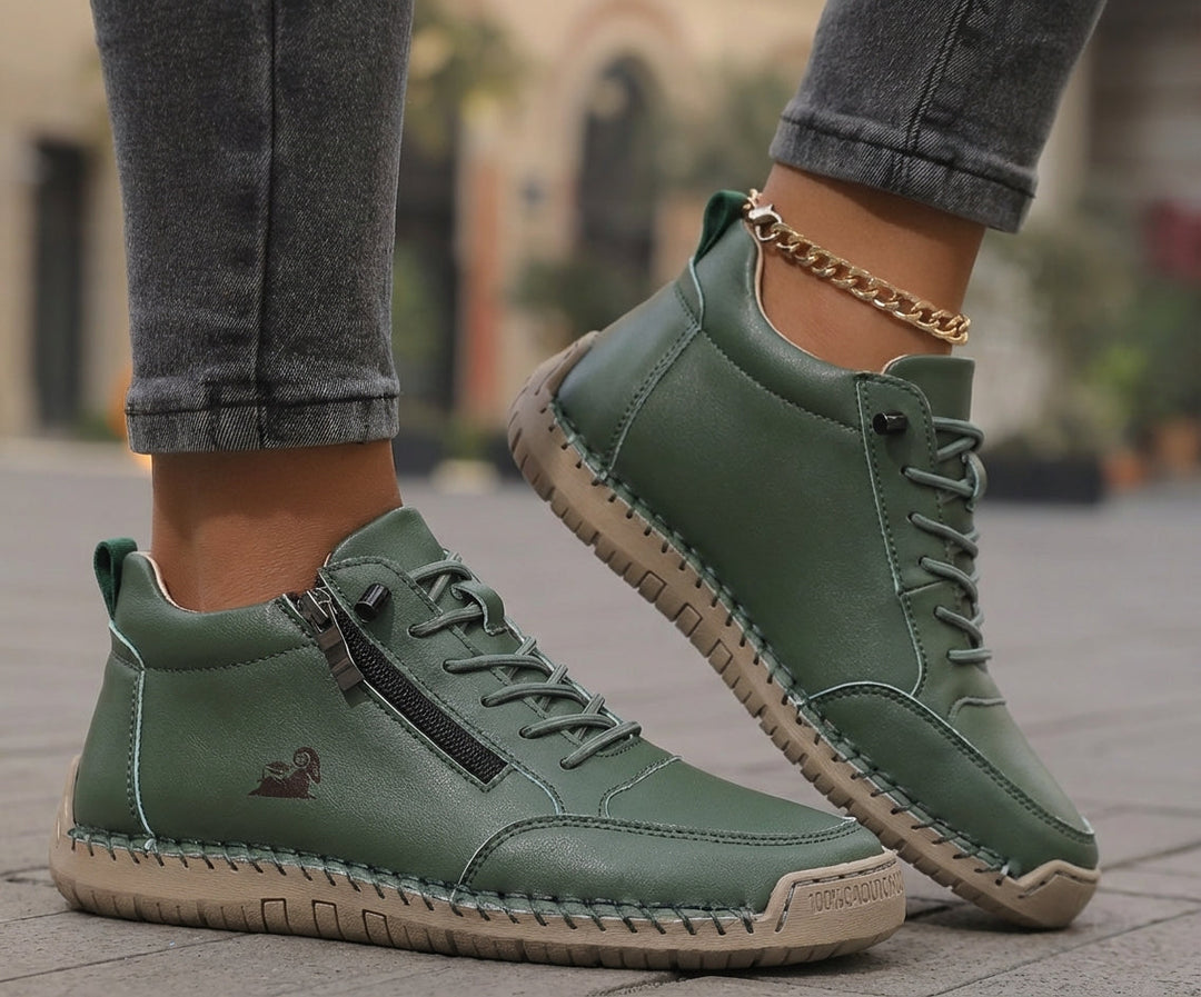 Flora Comfortable Orthopedic Shoes with Zipper