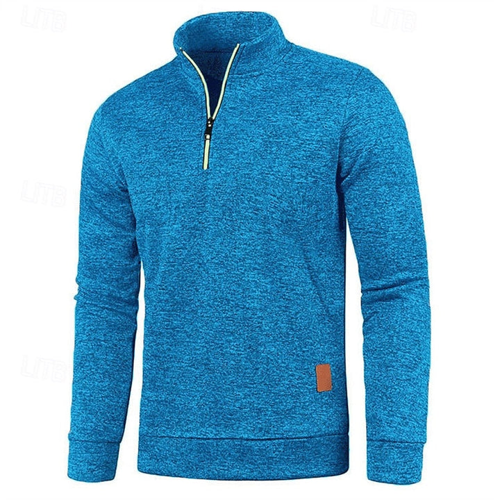 Percival™ | Men's Big and Tall Quarter Zip Pullover Sweater