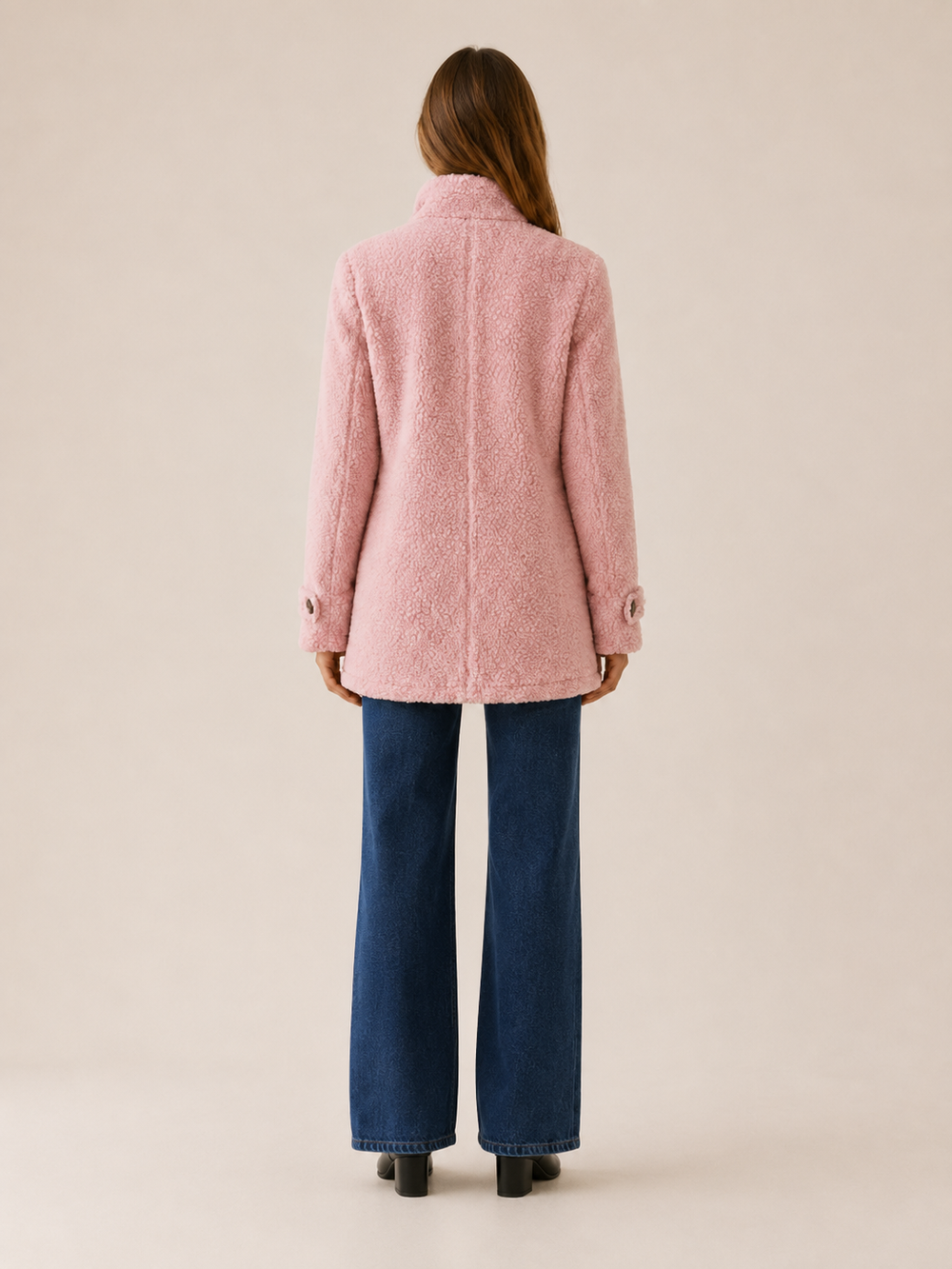 Nerys™ | Fleece Jacket with Zip Front and Stand Collar