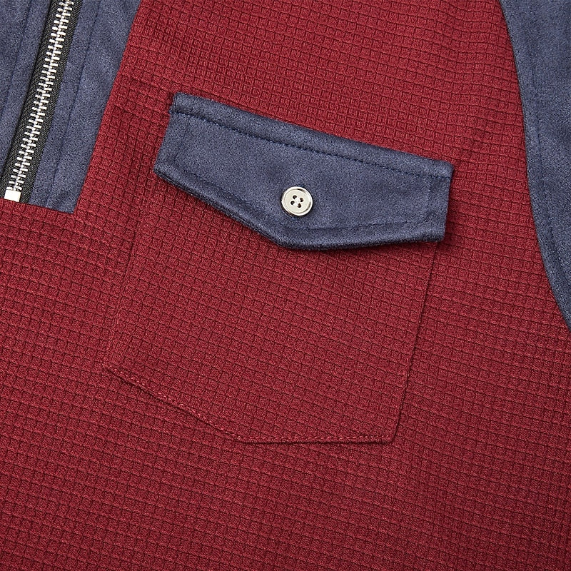 Archer™ | Men's Quarter-Zip Elbow-Patch Pullover Sweater