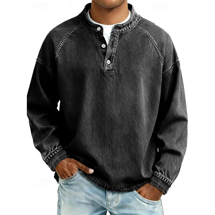 Channing™ | Men's Washed Raglan Henley Shirt