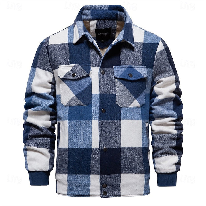 Crawford™ | Men's Lined Plaid Shirt Jacket