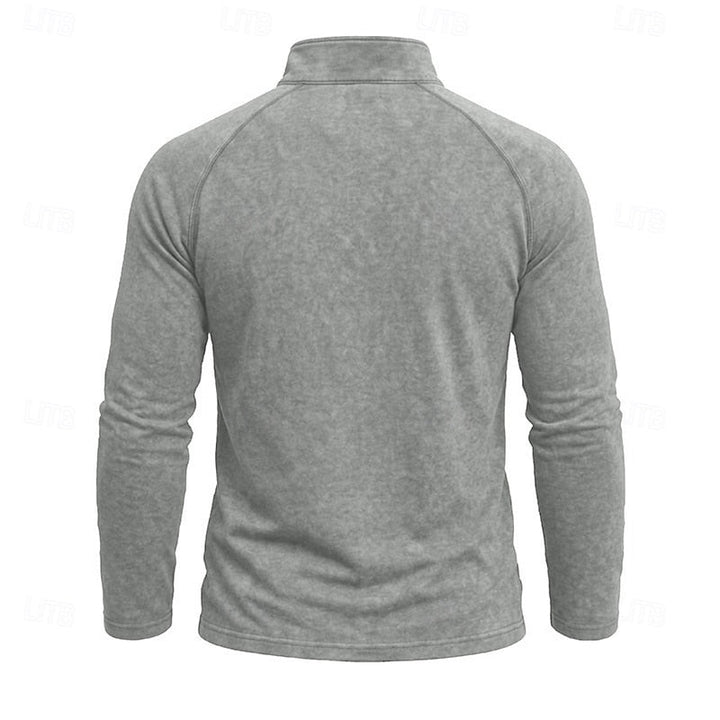Anselm™ | Men's Relaxed Zip-Neck Long Sleeve Pullover