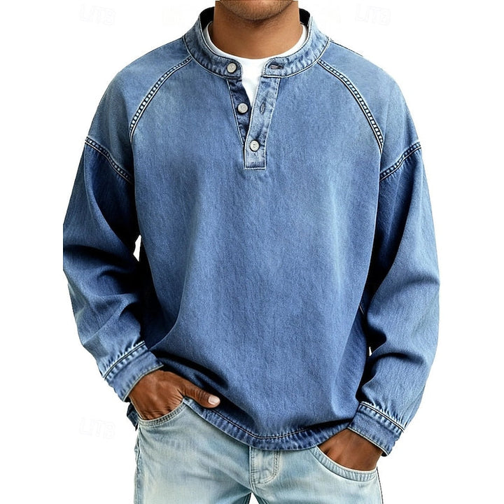 Channing™ | Men's Washed Raglan Henley Shirt