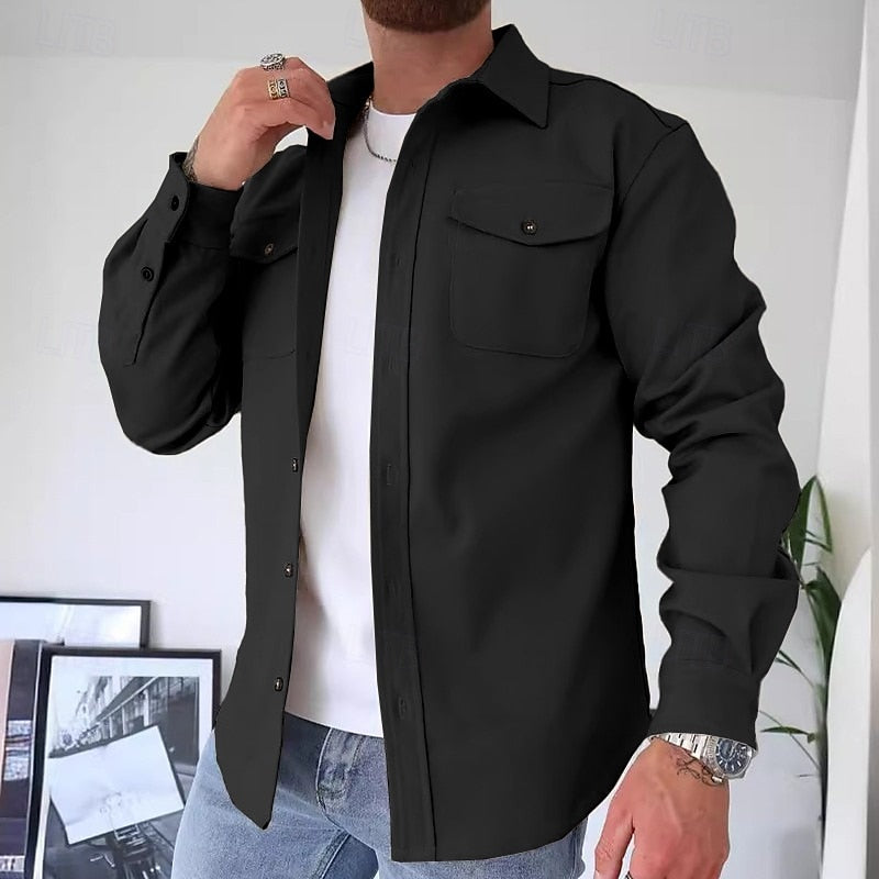 Garrick™ | Men's Utility Chest-Pocket Overshirt