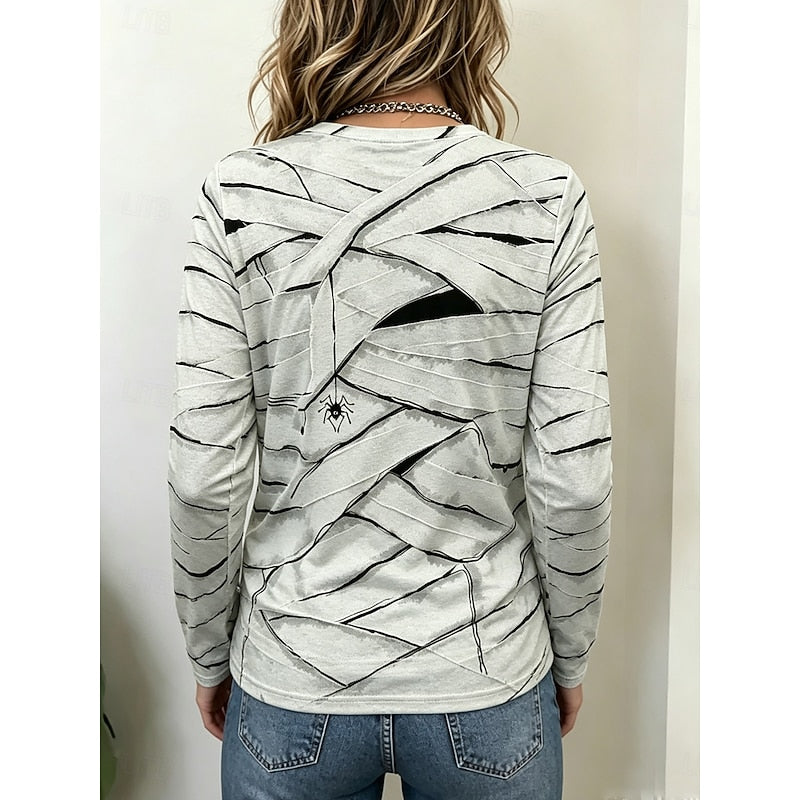 Wren™ | Women's Halloween Graphic Print Long Sleeve Top