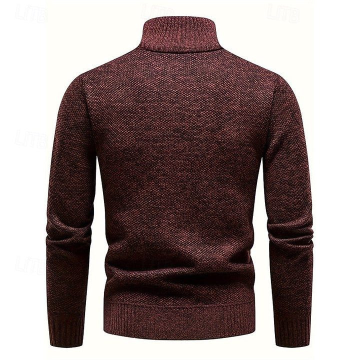 Alaric™ | Men's Quarter-Zip Stand-Collar Sweater