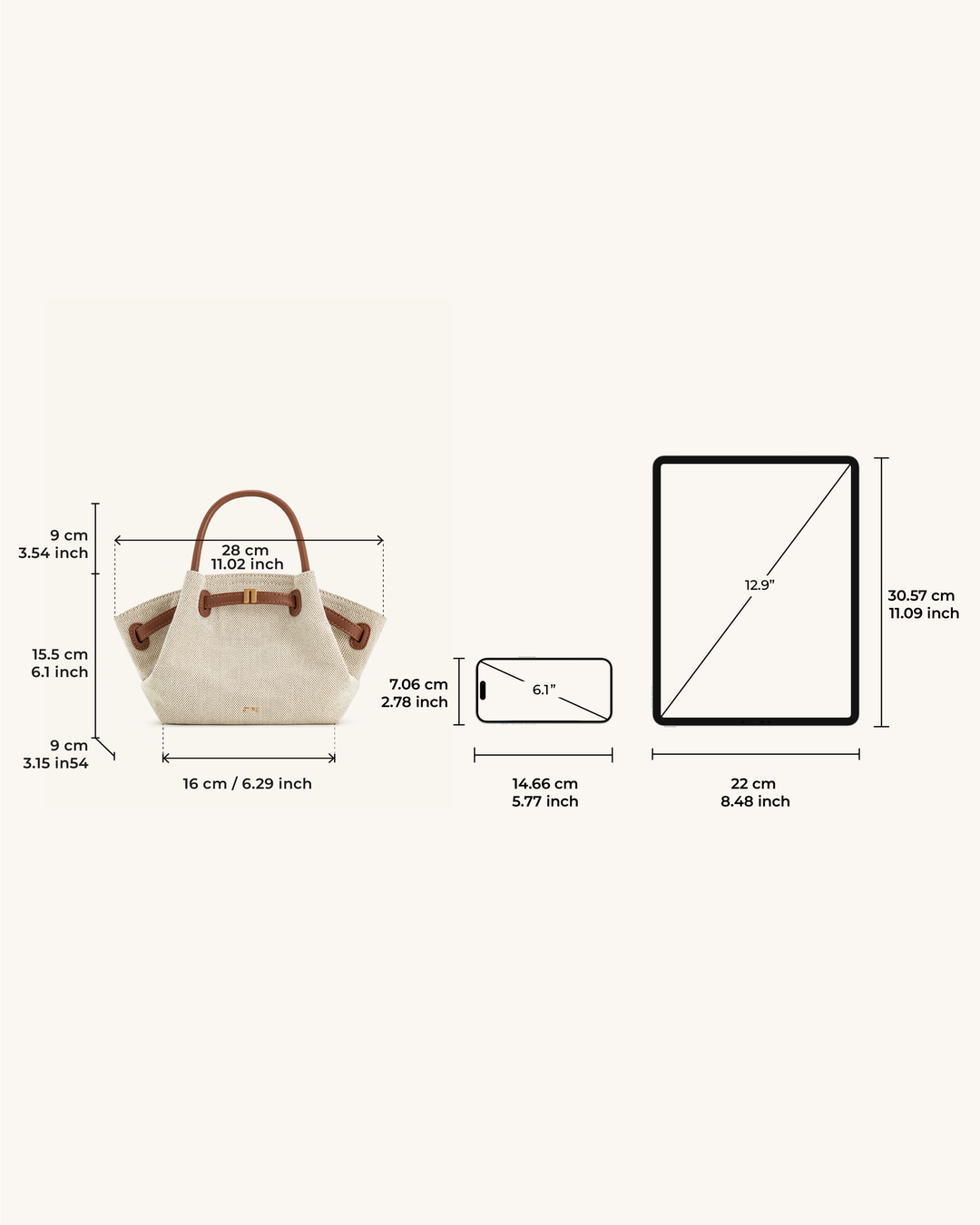Anouk™ | Raffia Mini Tote