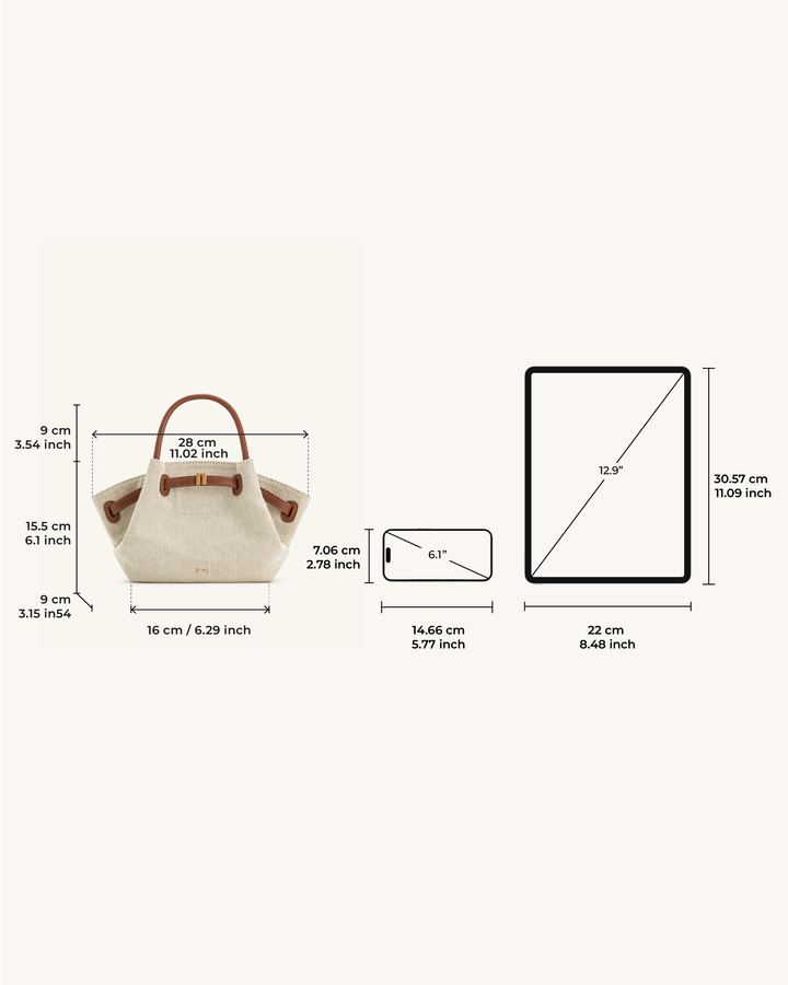 Anouk™ | Raffia Mini Tote