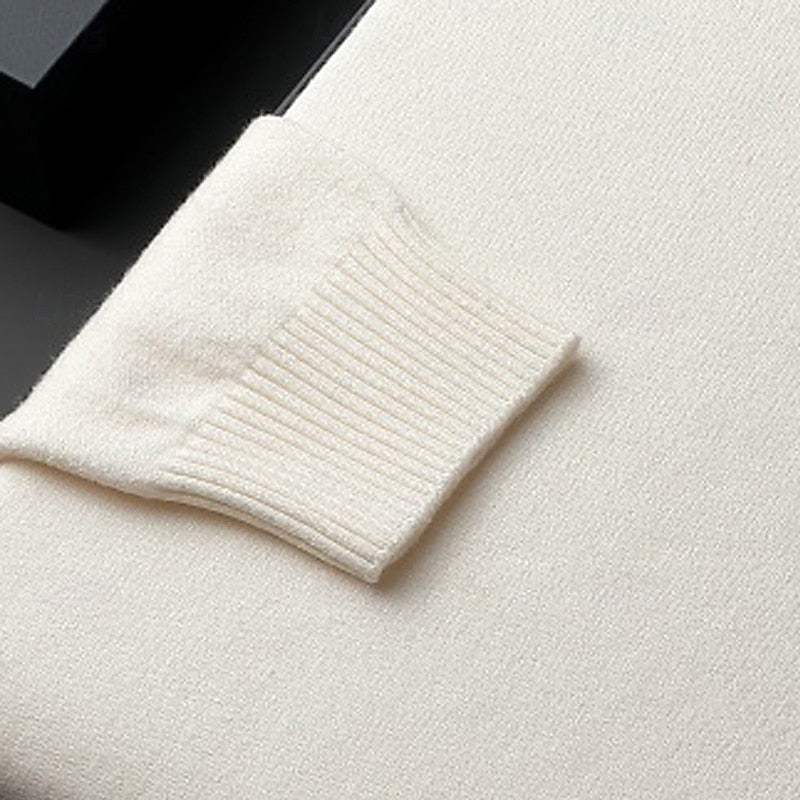 Conrad™ | Men's Ribbed High Neck Knit Sweater