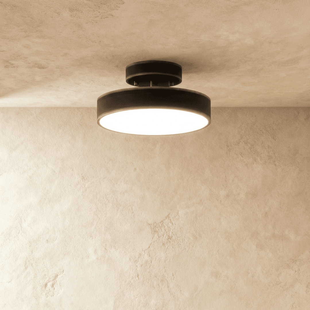 LED Iron Flush Mount Ceiling Light — view 7