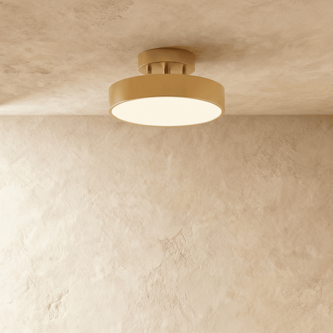 LED Iron Flush Mount Ceiling Light — view 8