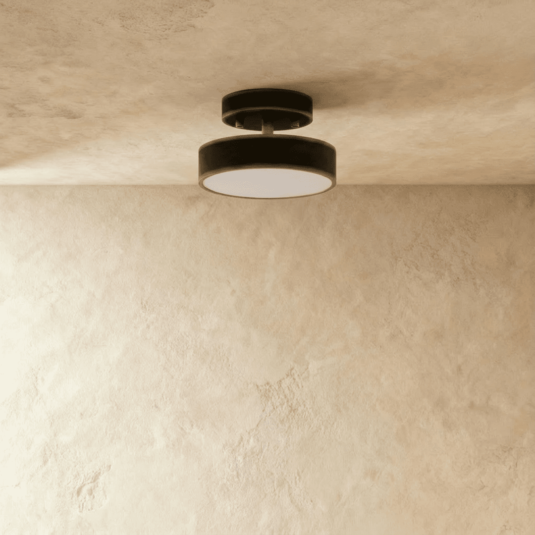 LED Iron Flush Mount Ceiling Light — view 2