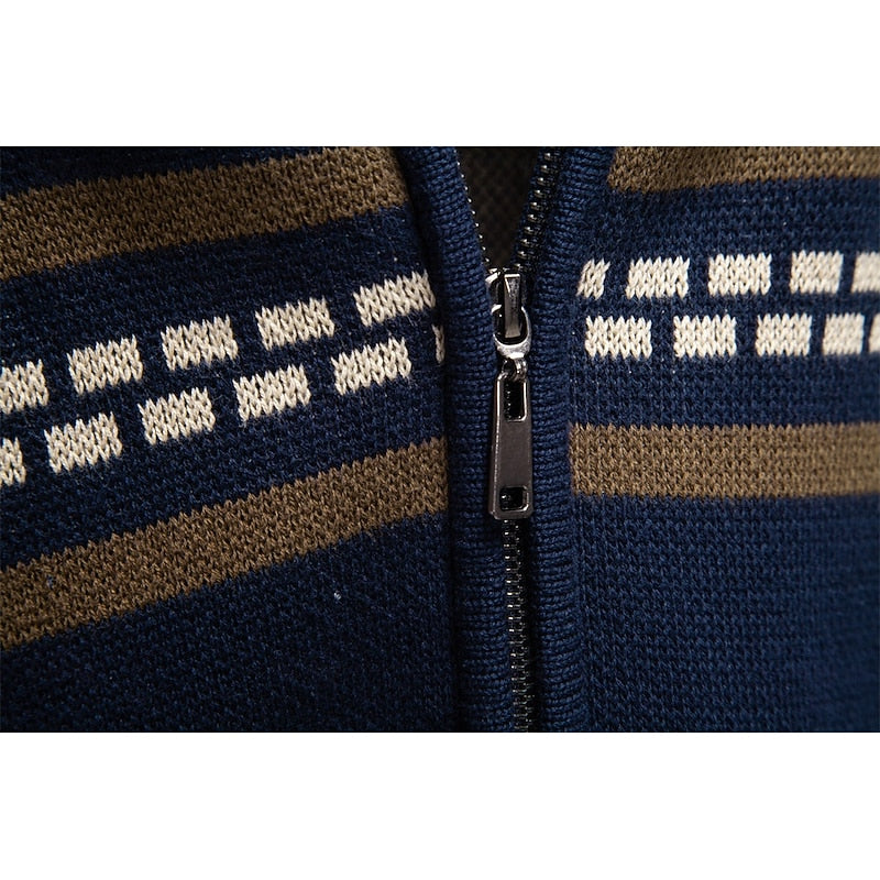 Lorcan™ | Men's Fair Isle Zip Up Christmas Cardigan