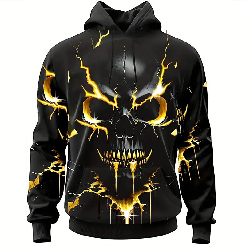 Sinclair™ | Men's Halloween Skull Graphic Hoodie