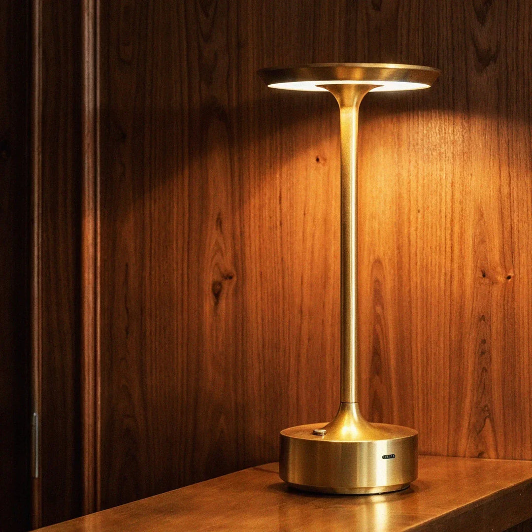 LED Iron Table Lamp with Acrylic Shade — view 6