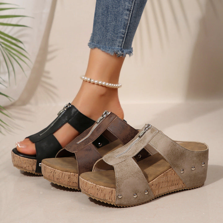 Naya™ | Orthopedic Sandals with Open Toe and Wedge Heel