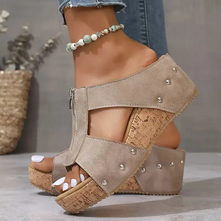 Naya™ | Orthopedic Sandals with Open Toe and Wedge Heel