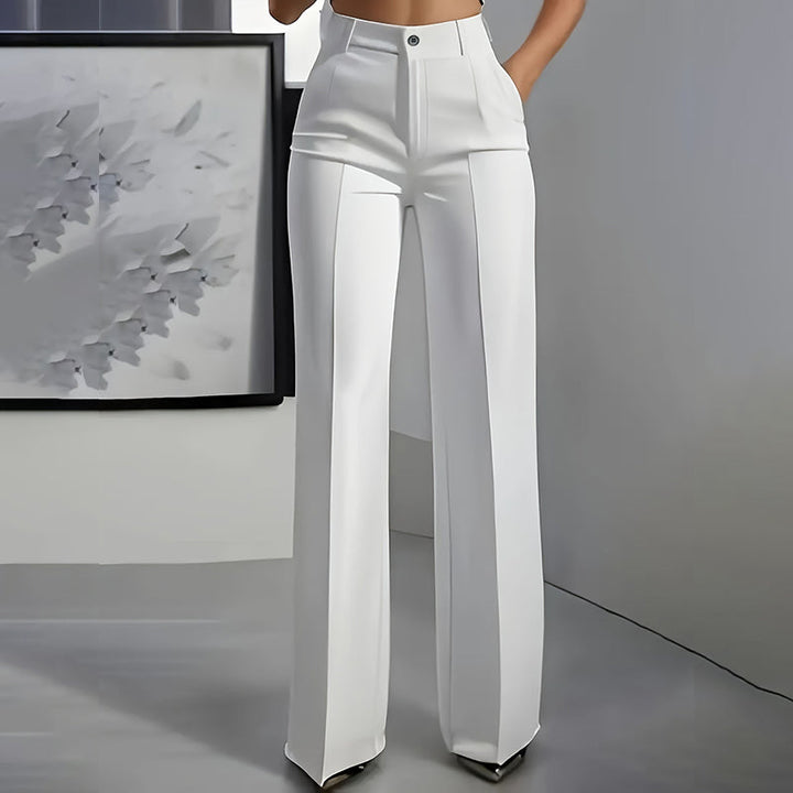 Danaro™ | High-Waisted, Straight-Leg Trousers